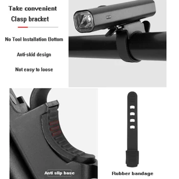 LED Light Kvaliteetne Taskulamp Jalgrattasõit Esitulede Esi-Kerge, Veekindel Alumiiniumist Kest Bike Kerge USB Laetav