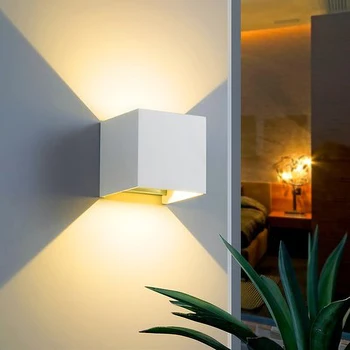 LED Väljas veekindel Seina lamp PIR Liikumisandur LED tuled magamistoa sisustus hoovis aed Seina tuled kunst decor