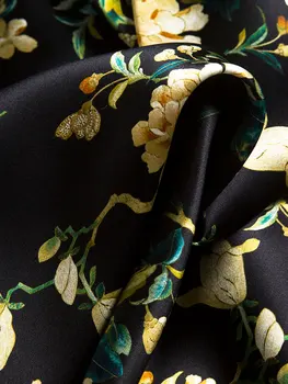 Leidlikkus Kogumise Hinne Muudetud Cheongsam Raske Silk Kuld Pojeng Satiin Prindi Kleit Naiste 2020 Uus Toode