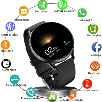 LIGE 2020. aasta Uus Smart Vaadata Meeste ja Naiste Südame Löögisageduse Pedometer Multifunktsionaalne Spordi-Veekindel Smartwatch Fitness Tracker + Kast