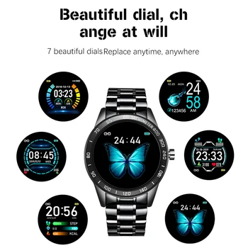 LIGE Uus Luksus Terasest Bänd Smart Watch Meeste Südame Löögisagedus, vererõhu Seire Multifunktsionaalne Režiim Sport Veekindel Smartwatch