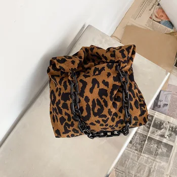 Lihtsalt Crossbody Kotid Zebra Trükitud Velvetist Õla Messenger Bag Lady Kett Reisi Väikesed Käekotid Naistele 2020