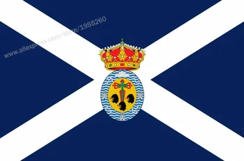 Lipu Santa Cruz de Tenerife 3 x 5 FT 90 x 150 cm Hispaania Provintsi Lipud, Plakatid