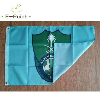 Lipu Saudi Araabia SPL Al-Ahli Saudi FC 3ft*5ft (90*150cm) Suurus jõulukaunistused Kodu Flag Banner Kingitused