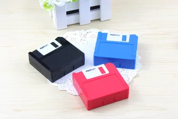LIUSVENTINA DIY Vaik Armas Floppy Disk kontaktläätsede Puhul Peegel Box Konteiner Värvi Läätsed Sünnipäeva Kingitus Tüdrukud Poisid