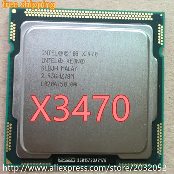 Lntel X3470 Quad Core 2.93 GHz LGA-1156 95W 8M Vahemälu Desktop PROTSESSOR võrdne i7 870 scrattered tükki (töötab Tasuta Shipping)