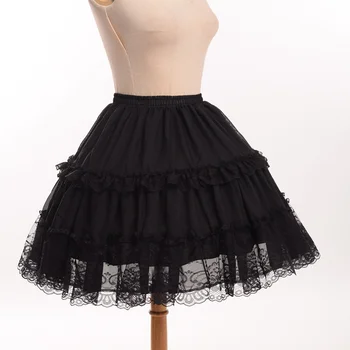 Lolita Tüdruk Sifonki Petticoat Seelik Sebimine Reguleeritav Kihiline Tutu Pannier Crinoline