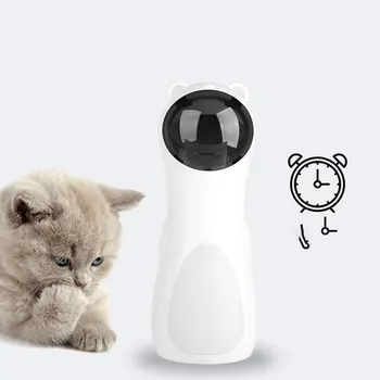 Loominguline Kass Pet LED Laser Naljakas Mänguasi Nutikas Automaatne Kass treeningust Lõbus Mänguasi Mitme Nurga alt Reguleeritav USB-Laadimine