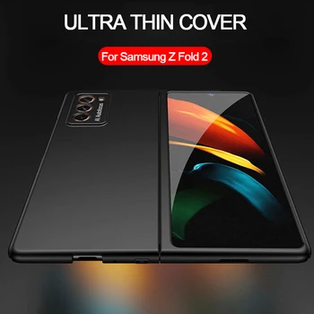 Luksus Ultra õhuke Case For Samsung galaxy Z 2 Korda 5G Juhul Matt Kõvast Plastikust Slim Telefoni Juhul Täielikult Kaitsev tagumine Kate