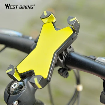 Lääne-Biking 360 Kraadise Pöörde Bicycle Telefon Hoidja Uuendatud MTB Ratas Omaniku Tuge Seista Reguleeritav Telefon Laius 3,5 kuni 7inch
