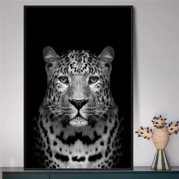 Lõuend Maali Loomade Seina Art Lõvi, Elevant, Leopard Zebra Plakatid ja Pildid Põhjamaade Teenetemärgi Pilt Kaasaegse Kodu Decor