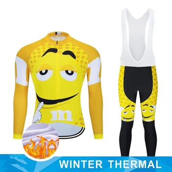 M bean jalgratta riided talvel kašmiir soe meeste väljas jalgrattasõitu sobiks GEEL padi roupa ciclismo masculino