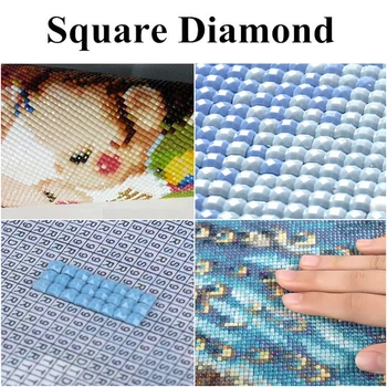 Maali Täis Square Puurida DIY Diamond 5D Tikandid Animatsiooni Kogumise Pilti Mosaiik Seina Kunsti Home Decor Käsitöö Kingitus
