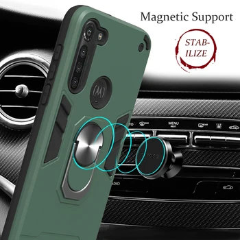 Magneti Puhul Motorola Moto G8 P40 Power Plus E5 G6 Mängida Mõju Kaitseraua Slicone Kate Juhtumi Puhul Moto Üks Hyper-Vision Marco