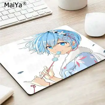 Maiya parima Kvaliteediga Rem Re Null Anime Tüdruk DIY Disain Muster Mäng mousepad Tasuta Kohaletoimetamine Large Mouse Pad Klaviatuurid Matt