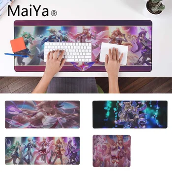 MaiYa Star Eestkostja Ahri LoL Liigas Legeds Hiire Mäng Kiiruse/Kontrolli Versioon Suured Gaming Mouse Pad anime mousepad
