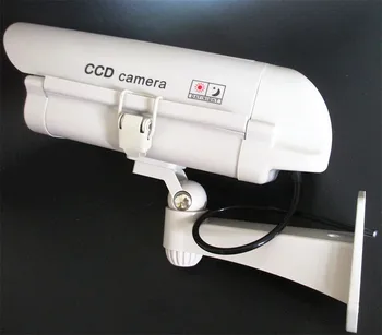 Mannekeeni võltsitud kaamera cctv turvalisus väljas Punane LED tuled, video valve wifi vale dummy cam aku de seguranca