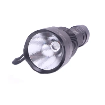 Manta Ray C12 UUS Versioon Alumiinium DIY LED Taskulamp Shell Võõrustaja SMO Helkur, Klaasist Objektiiv