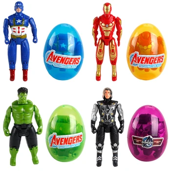 Marvel Iron Man Mänguasi Avengers Thor Hulk Kapten Ameerika Deformatsioon Muna Nukud Action Anime, Joonis Mudel Poiss Mänguasi Kingitus Lastele