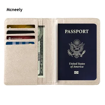 Mcneely üks Uus Disain Tahke Multifunktsionaalne Hea Nahk Passi Juhul Unisex Reisi Kate Passi Katta Kõik riigid 6colors