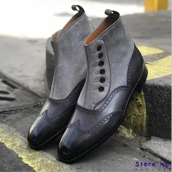 Meeste poolsaapad tõsta kohta kingad mees mees soe kinga meeste talve-sügis nahast gladiaator papud sapato feminino chaussure M0130