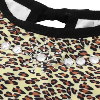 Mens Leopard Trükitud Pesu Komplekt Klubi Erootiline Savage Caveman Cosplay Kostüüm Krae Loincloth+Käepael Õeke Roleplay Nightwear