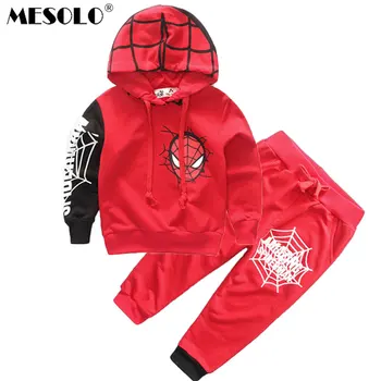 MESOLO riided kevadel uue mudeli poiss lahe van spider-man kvaliteedi neitsi sobiks laste Spider-man ülikond C1