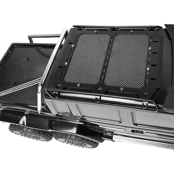 Metallist Pagasi Vedaja katuseraam koos Carbon Fiber Board 1/10 RC Crawler Traxxas TRX6 G63 TRX4 G500 Upgrade Osad