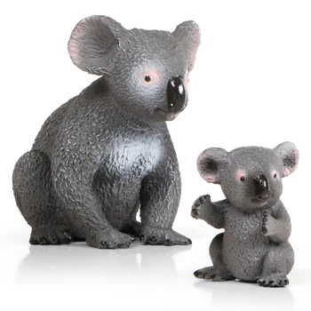 Metsa Loomade Loomaaed plastist Mudelit, Simulatsioon Austraalia Loomade Armas Koala Mudeli rakendamine Arvandmed Pere Kujukeste mänguasjade komplekti Kid mänguasi