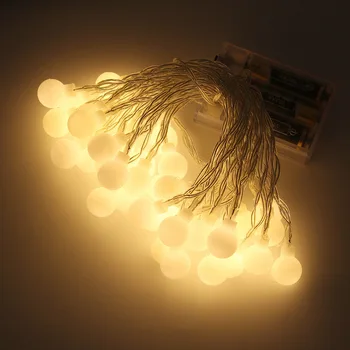 MIFLAME 1.5/3/6K LED String Haldjas Tuled Palli Vanik Valgustus Tuba Puu Pulm Sise-Puhkus Valguse Väljas Kaunistamiseks