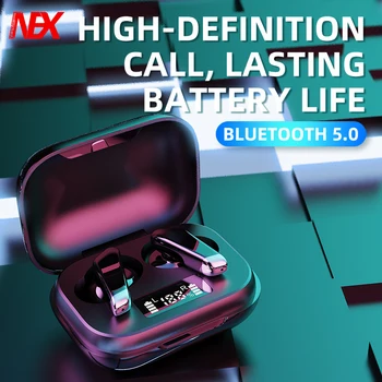 Mini Bluetooth-5.0 traadita Kõrvaklappide 9D stereo stereo sport ipx7 veekindel müra vähendamise muusika-peakomplekt koos mikrofoniga.