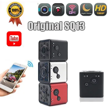 Mini Kaamera, WiFi, Cam SQ13 Full HD 1080P Originaal Sport DVR Recorder Öise Nägemise Väike Tegevus Videokaamera DVR pk sq23 SQ11
