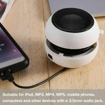 Mini kõlari Muusika Mängija Stereo 3.5 mm Jack Hamburg Telefonid Mini PC Kõlarid Tüüp Audio Aruka Kaasaskantav Plug-in
