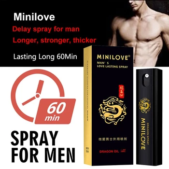 MINILOVE Viagra Poweful Sugu Viivitus Toodete Pikendada 60 Minutit Meessoost Spray Peenise Meeste Vältida Anti Enneaegse Seemnepurske