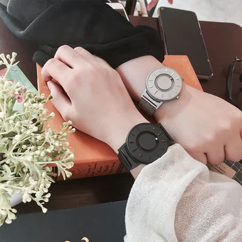 MISS KEKE lihtsus Lühike Mõjukate naiste Kellad tüdruk Moe Vabaaja Magnetic Roostevabast Terasest Rihm Šveitsi Quartz Watch