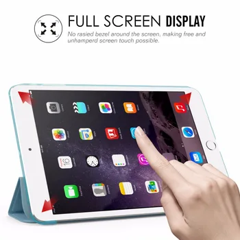 MoKo puhul Apple iPad Mini 3/2/1 ,Õhuke, Kerge Smart Shell Seista Kaas Läbipaistev Jäätunud seljakaitse iPad