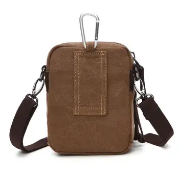 Mood brändi disainer lõuend kott mini Messenger bag naiste õlakott, kvaliteetsed vabaaja talje kott Bolso Väike ruut kott