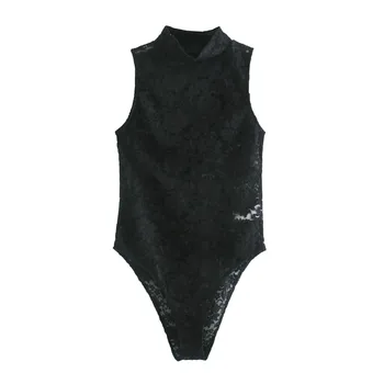 Mood Silma Sheer Lace Bodysuit Kõrge Kaelusega Seksikas Bodysuit Naiste 2020 Teddies Catsuits Mood Keha Mujer Pool Clubwear