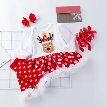 Mood Vastsündinud Tüdrukud Jõulud Dree Kleidid Santa Cartoon Kleit Baby Girl Talvel Uut Aastat Kostüüm Pool Kleit Top Müük