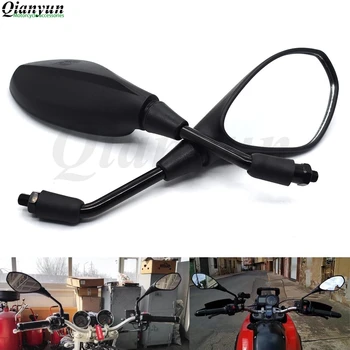 Mootorratta Rearview Tagasi Pool tahavaatepeeglid Universaalne 10mm must BMW K1600 K1300 K1200R K1200S R1200R R1200S R1200ST R1200GS