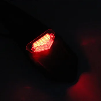 Mootorratta Tagumine Poritiib numbrimärk Bracket Omanikule 12V LED Taillight Piduri Lambi Universal jaoks Enduro Off-Road Bike