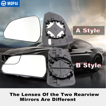 MOPAI ABS Auto Välised Rearview Mirror Teenetemärgi Raami Ringi Kate Sisekujundus Kleepsud Ford Mustang Kuni Car Styling