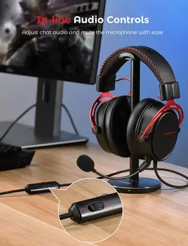 MPOW Air II Stereo Gaming Müra Tühistamises Kõrvaklapid Koos Mikrofoni Gamer Üle Kõrva Juhtmega Peakomplekt PC/PS4/Xbox-Üks/Lüliti