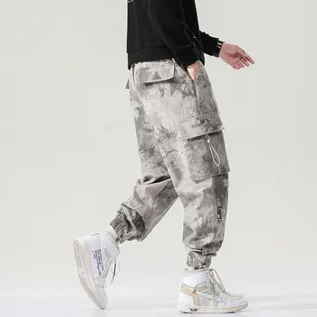 MrGoldenBowl 2020. Aasta Sügisel Uus Sirge Haaremi Püksid Hiina Stiilis Mees Lahti Pahkluu Pikkusega Püksid Streetwear Meeste Vabaaja Püksid