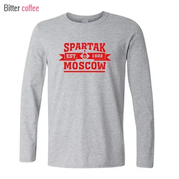 MÕRU KOHVI NWE Kõrge kvaliteedi Moskva T-särk venemaa premier league Camiseta pikk Varrukas T-Särk XS-XXL