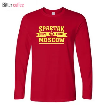 MÕRU KOHVI NWE Kõrge kvaliteedi Moskva T-särk venemaa premier league Camiseta pikk Varrukas T-Särk XS-XXL