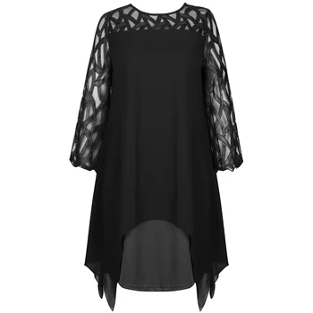 Naiste Kleit Pluss Suurus on Pool Must Kleit Sünnipäeva Silma Clubwear Vestidos 2021 Võre Suvel Pulm Kleit Sifonki Maxi Kleit, 6XL