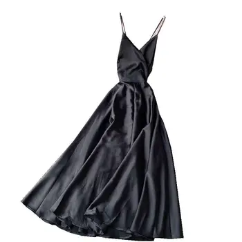 Naiste Vintage Maxi Kleit Uus 2020. aasta Suvel Seksikas V-kaelus Backless Sidemega Pikk Kleit Mood Daamid Pool Pikk Rüü Vestidos Mujer