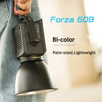 Nanguang Nanlite Forza 60B 60w LED Valgus Bi-color 2700K-6500K Video Valgus Professionaalne Stuudio Strobe Flash Lamp valgustus 60w