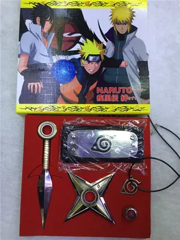 Naruto võtmehoidja Relvi Üks Komplekt Metall Mänguasi Mõõk Naruto Kunai Korrutamine Nuga Komplekt Mänguasjade Ninja Nuga Naruto võtmehoidja Relvi mudel